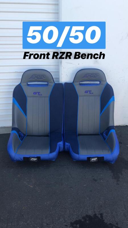 PRP Seats PRP Polaris RZR S 900/XP 1000/Turbo/Turbo S GT/S.E. 50/50 Front Suspension Bench Seat