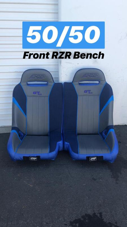 PRP Seats PRP Polaris RZR S 900/XP 1000/Turbo/Turbo S GT/S.E. 50/50 Front Suspension Bench Seat