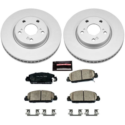 PowerStop Power Stop 13-17 Honda Accord Front Z17 Evolution Geomet Coated Brake Kit