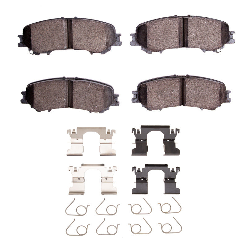 R1 Concepts R1 17-24 Nissan Titan Rear Ceramic Pads & Hardware Kit