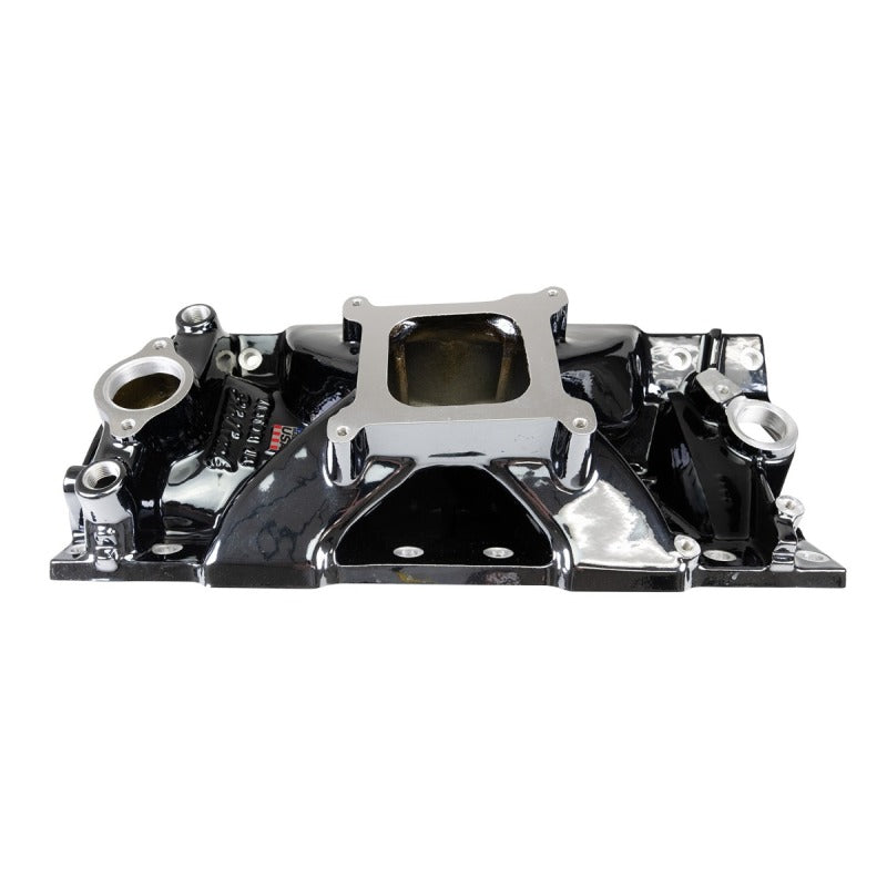 Edelbrock Chevy SB Victor Jr. 23 Degree Black Plasma Intake Manifold
