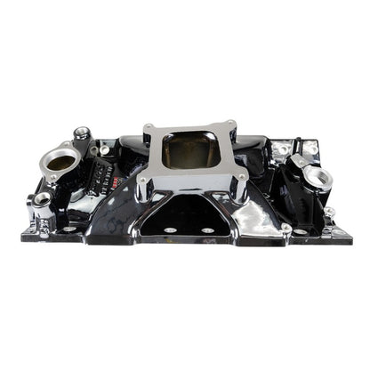 Edelbrock Chevy SB Victor Jr. 23 Degree Black Plasma Intake Manifold