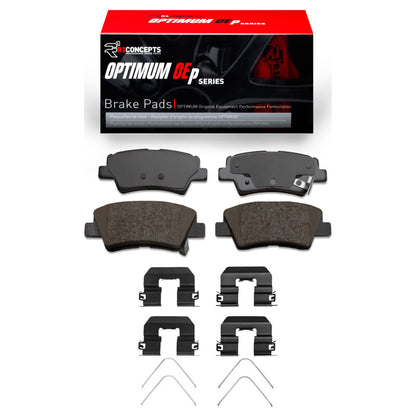 R1 Concepts R1 2009-2022 Hyundai AZERA Rear R1 Optimum OE Pads & Hardware Kit