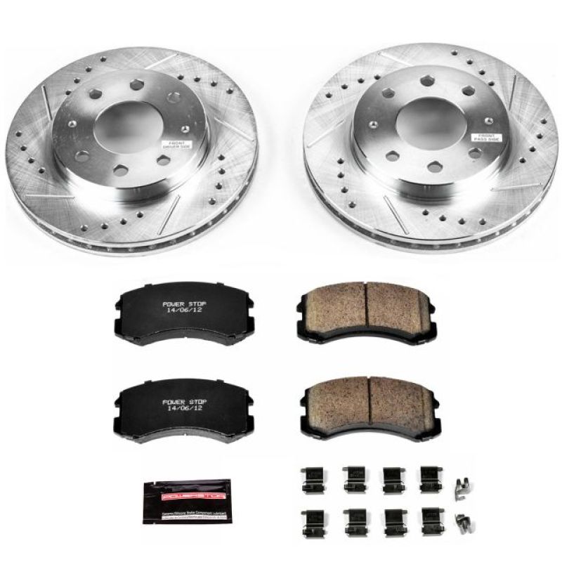 PowerStop Power Stop 02-07 Mitsubishi Lancer Front Z23 Evolution Sport Brake Kit