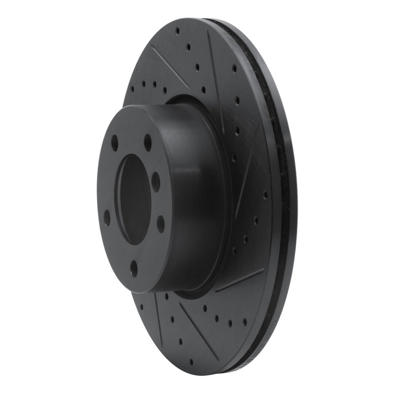 R1 Concepts R1 07-21 BMW 220i (Mexico) Front Right Drilled & Slotted Black Brake Rotor