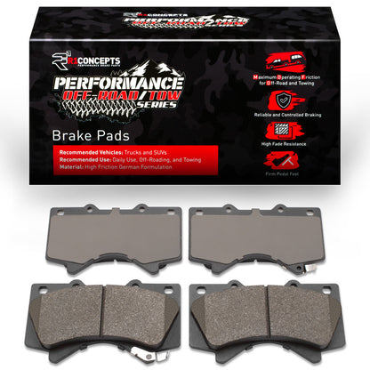 R1 Concepts R1 07-22 Toyota Tundra Front Off-Road/Tow Brake Pads