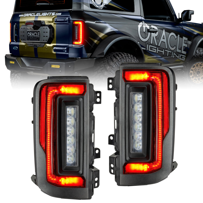 ORACLE Lighting Oracle 21-23 Ford Bronco Flush Style LED Taillights - Tinted
