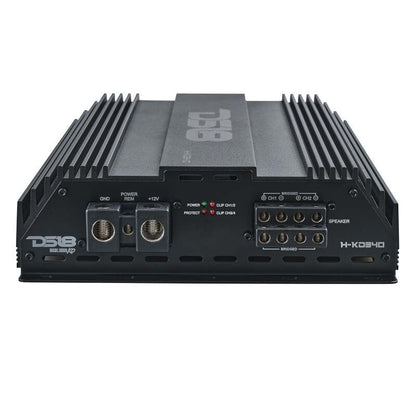 DS18 4-Channel Amp 2x 1000/4ohm Bridge 4 x 550/2ohm 4 x 300/4ohm Watts RMS Black
