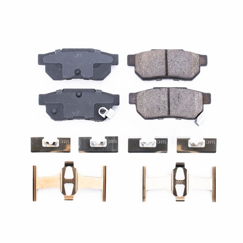 PowerStop Power Stop 86-01 Acura Integra Rear Z17 Evolution Ceramic Brake Pads w/Hardware