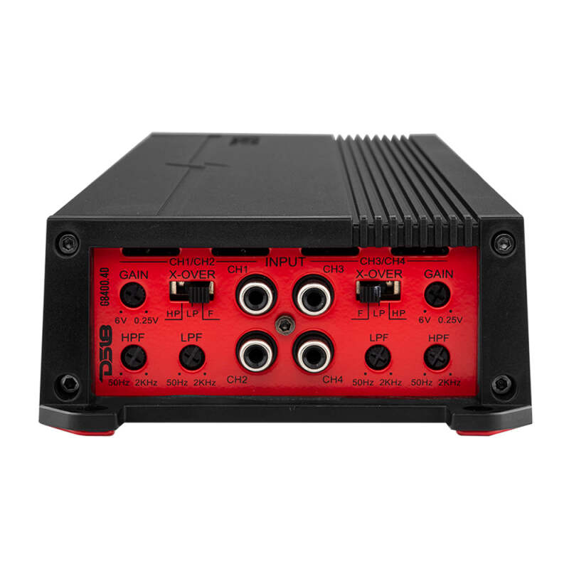 DS18 4-Channel Amplifier 2x 1700/4ohm Bridge 4 x 1000/2ohm 4 x 700/4ohm Watts RMS