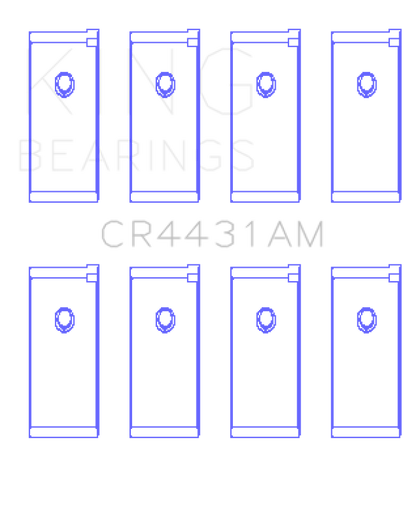 King Engine Bearings Nissan (Size 0.25) Rod Bearing Set