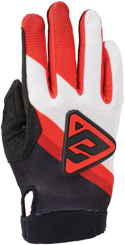 Answer Peak Flo Gloves Black/Red/White Youth - Medium