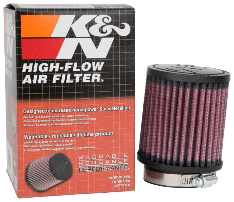 K&N Engineering K&N Universal Rubber Filter 2.5 inch 5 Degree FLG 3.5 inch OD 4 inch Height