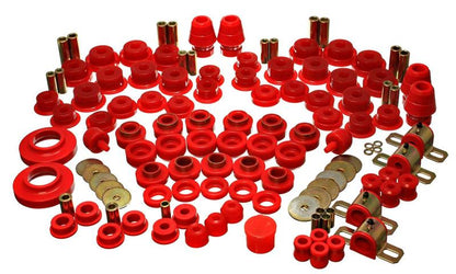 Energy Suspension 07-11 Jeep JK 2dr Red Hyper-Flex Master Bushing Set