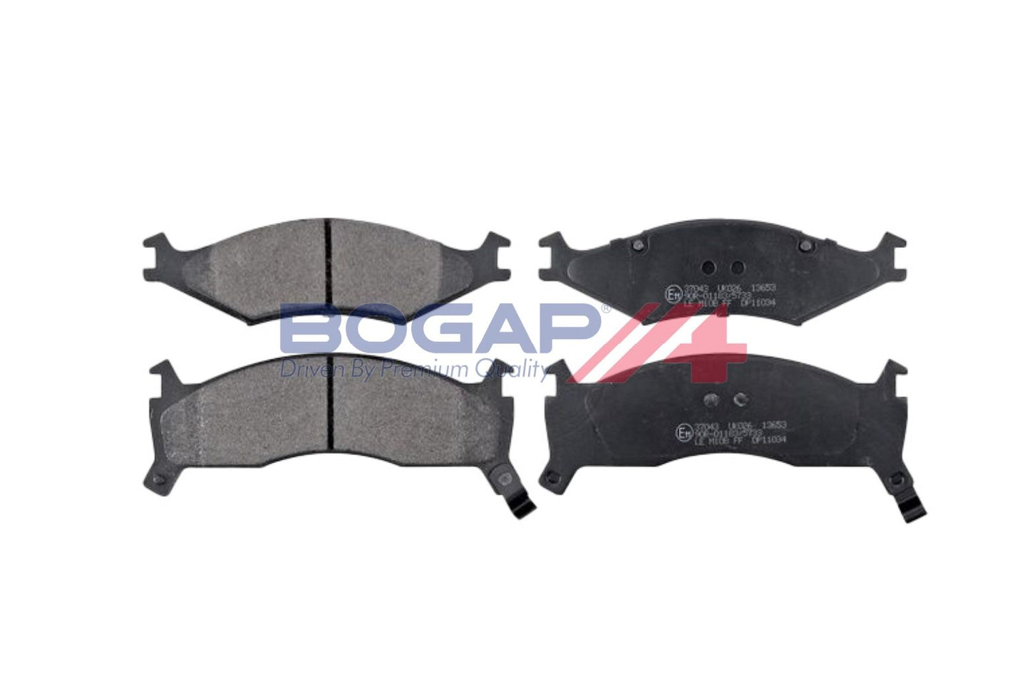 BOGAP Y8210280 Brake Pad Set, Disc Brake | ML Performance Car Parts