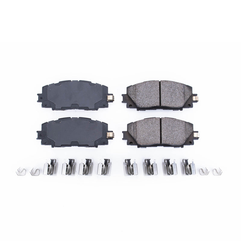 PowerStop Power Stop 2013 Scion iQ Front Z17 Evolution Ceramic Brake Pads w/Hardware