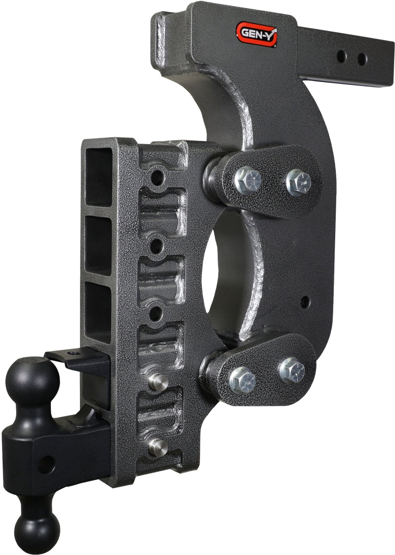 GEN-Y Hitch Gen-Y The Boss Torsion-Flex 2.5in Receiver 18in Drop Hitch w/Dual-Ball/Pintle Lock/Stab Kit