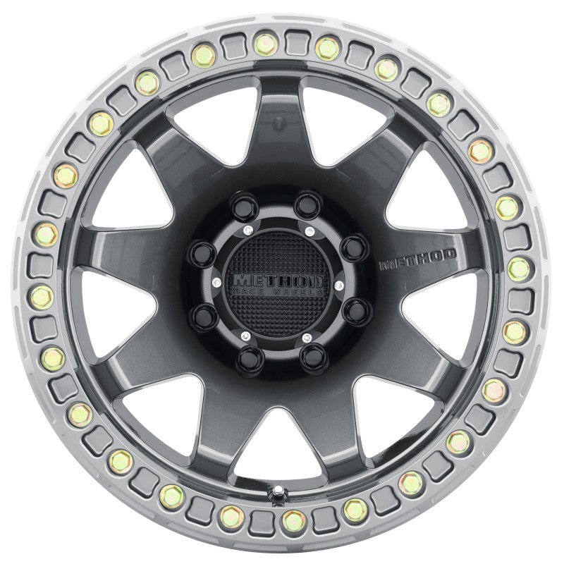 Method Wheels Method MR108 17x9 -44mm Offset 8x6.5 130.81mm CB Gloss Titanium w/BH-H24125-38 Wheel