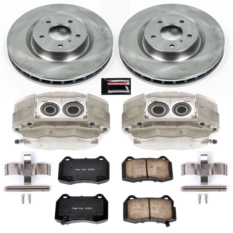 PowerStop Power Stop 03-04 Infiniti G35 Front Autospecialty Brake Kit w/Calipers