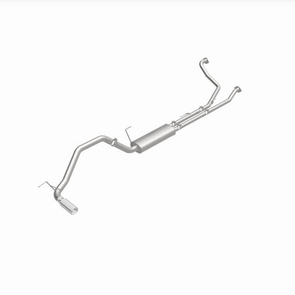 MagnaFlow CatBack 07-15 Nissan Titan V8 LGAS/LFLEX Single MF Polished Stainless Exhaust