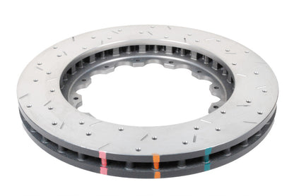 DBA 05-13 Chevrolet Corvette Base Front 5000 Series Drilled & Slotted Ring