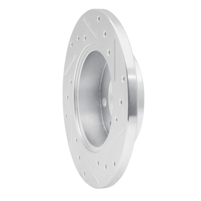 R1 Concepts R1 92-96 Dodge COLT Front Left Drilled & Slotted Silver Brake Rotor