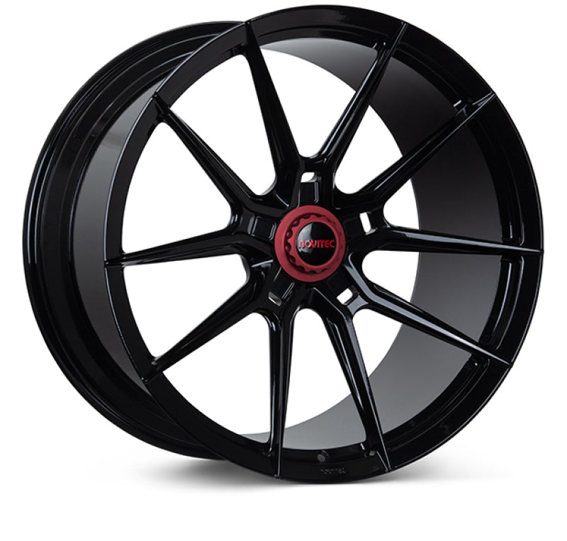 Vossen x Novitec NF10 22x12in - 5x114.3 BP - ET57 - Gloss Black Ferrari 458 / F12 Rear Wheel