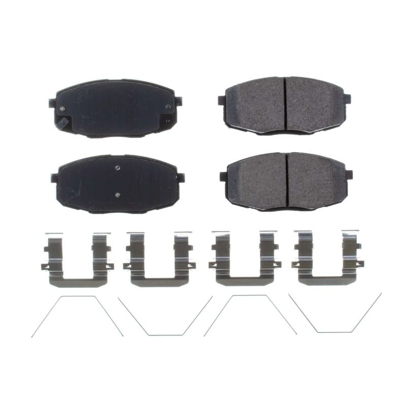 PowerStop Power Stop 2017 Kia Soul Front Z17 Evolution Ceramic Brake Pads w/Hardware