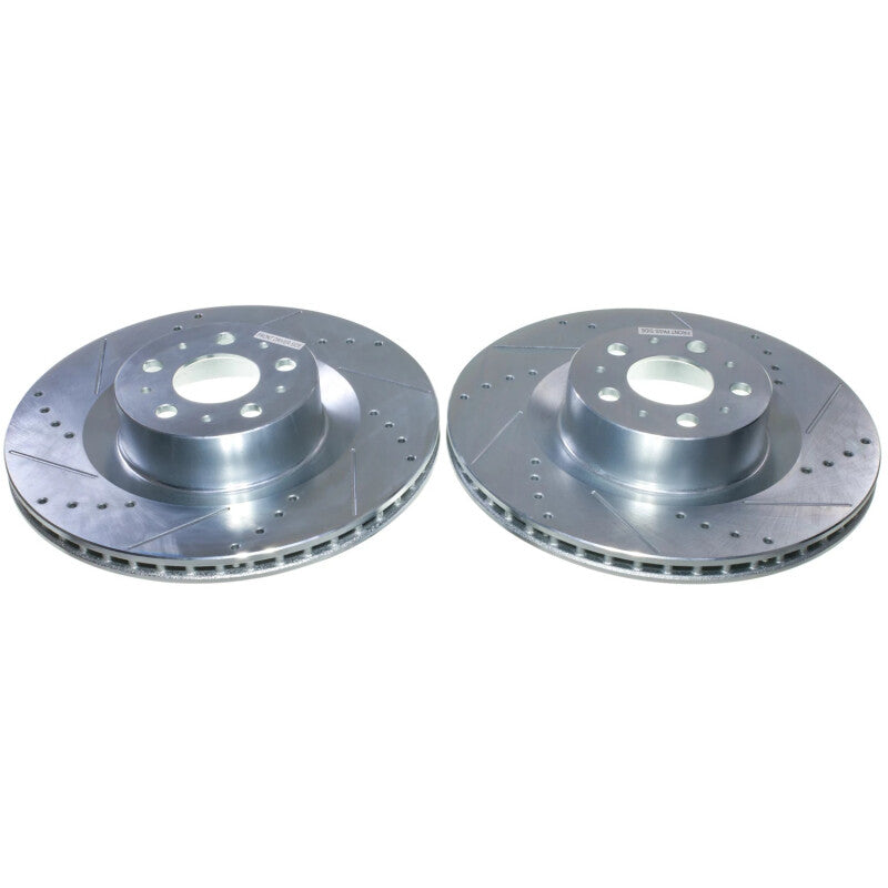 PowerStop Power Stop 20-24 Tesla Y Front Drilled & Slotted Rotor - Pair