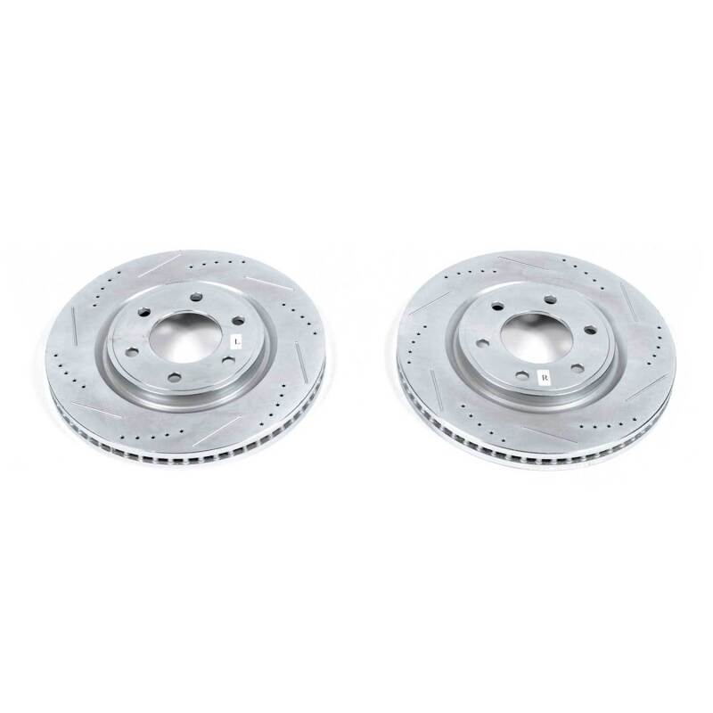 PowerStop Power Stop 11-13 Infiniti QX56 Front Evolution Drilled & Slotted Rotors - Pair