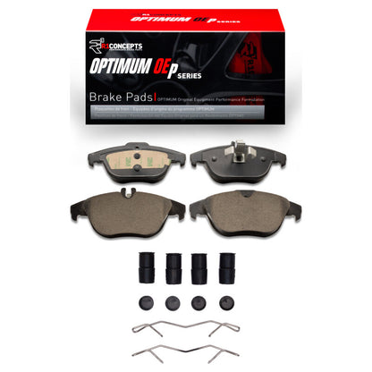 R1 Concepts R1 10-17 Mercedes-Benz E400 Rear Optimum OE Pads & Hardware Kit