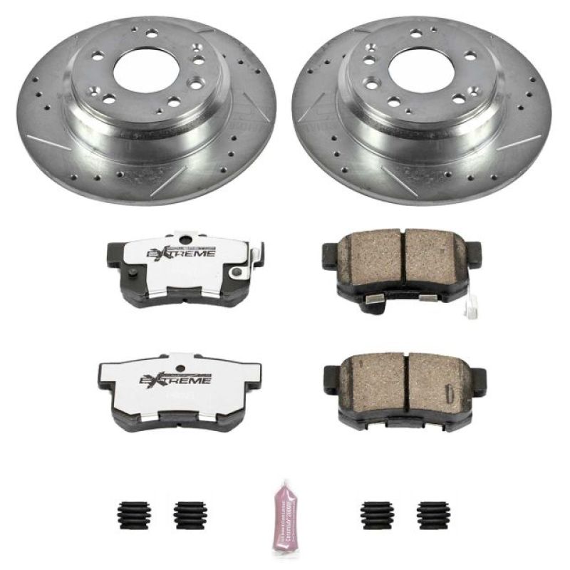 PowerStop Power Stop 91-95 Acura Legend Rear Z26 Street Warrior Brake Kit