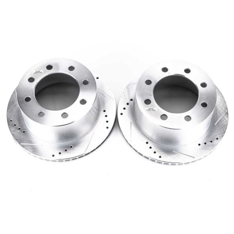 PowerStop Power Stop 00-02 Dodge Ram 2500 Rear Evolution Drilled & Slotted Rotors - Pair