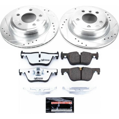 PowerStop Power Stop 13-18 BMW 320i xDrive Rear Z26 Street Warrior Brake Kit