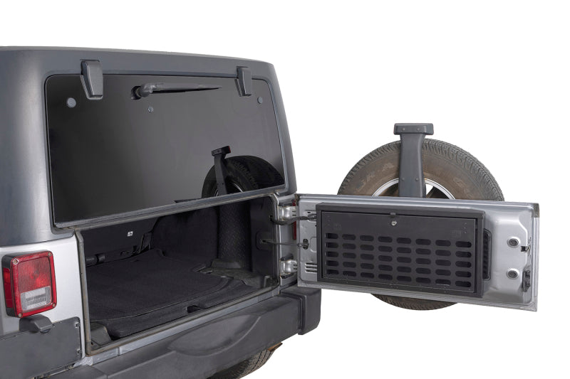 Tuffy Products Tuffy Jeep Wrangler Molle Tailgate Lockbox W/ Combo Lock