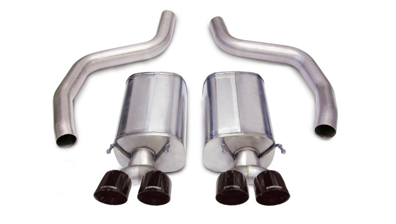 CORSA Performance Corsa 2006-2013 Chevrolet Corvette C6 Z06 7.0L V8 Black Sport Axle-Back Exhaust