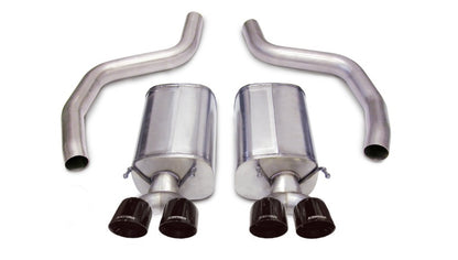 CORSA Performance Corsa 2006-2013 Chevrolet Corvette C6 Z06 7.0L V8 Black Sport Axle-Back Exhaust