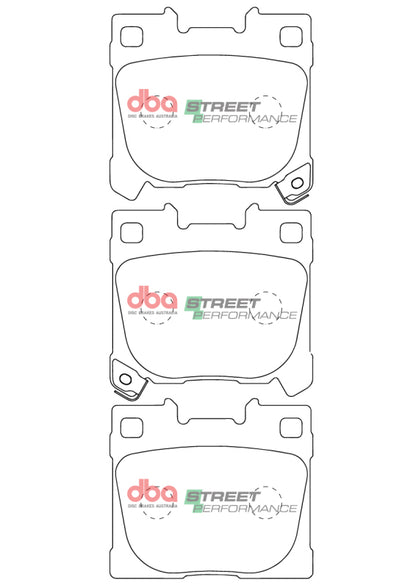 DBA 2022+ Toyota GR Corolla SP Performance Rear Brake Pads
