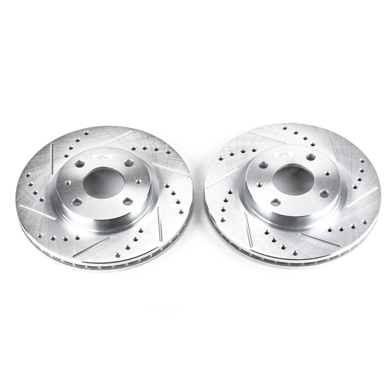 PowerStop Power Stop 08-11 Ford Focus Front Evolution Drilled & Slotted Rotors - Pair