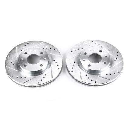 PowerStop Power Stop 08-11 Ford Focus Front Evolution Drilled & Slotted Rotors - Pair