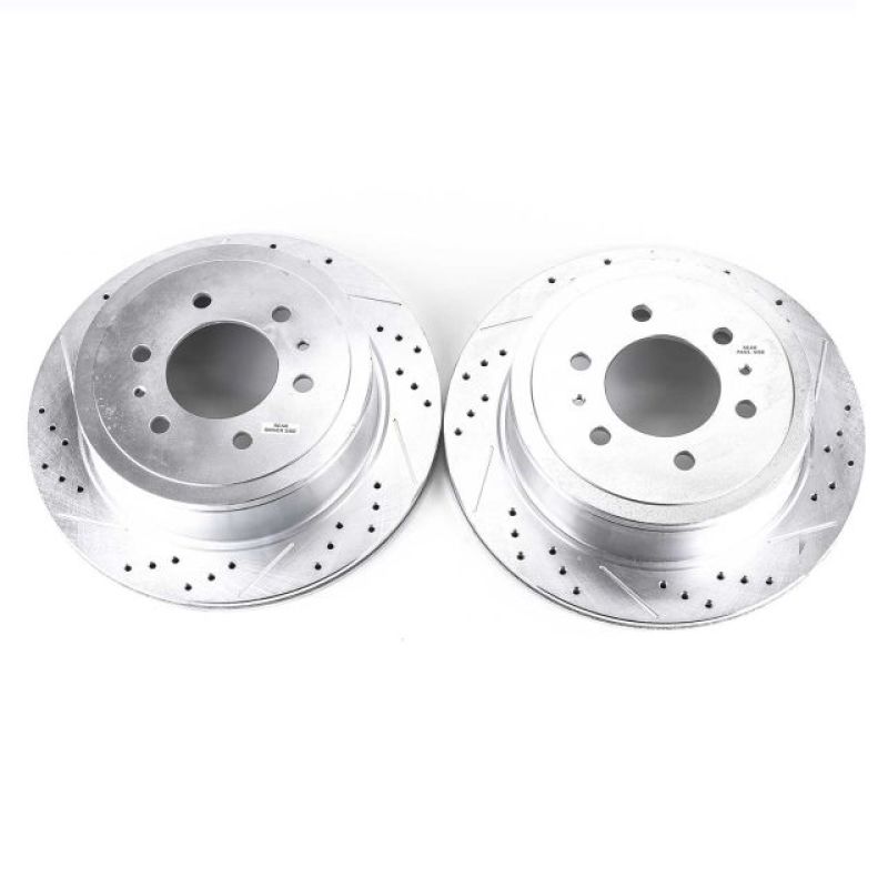PowerStop Power Stop 04-11 Ford F-150 Rear Evolution Drilled & Slotted Rotors - Pair