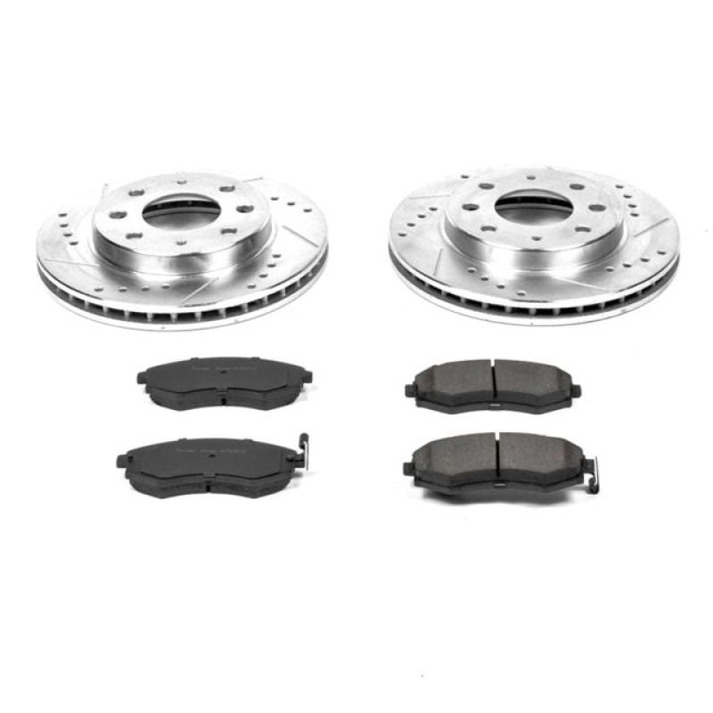 PowerStop Power Stop 98-01 Hyundai Elantra Front Z23 Evolution Sport Brake Kit