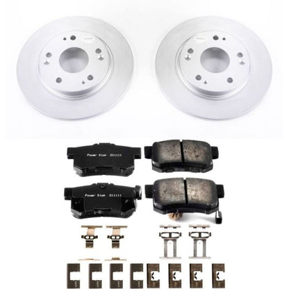 PowerStop Power Stop 11-15 Honda CR-Z Rear Z17 Evolution Geomet Coated Brake Kit