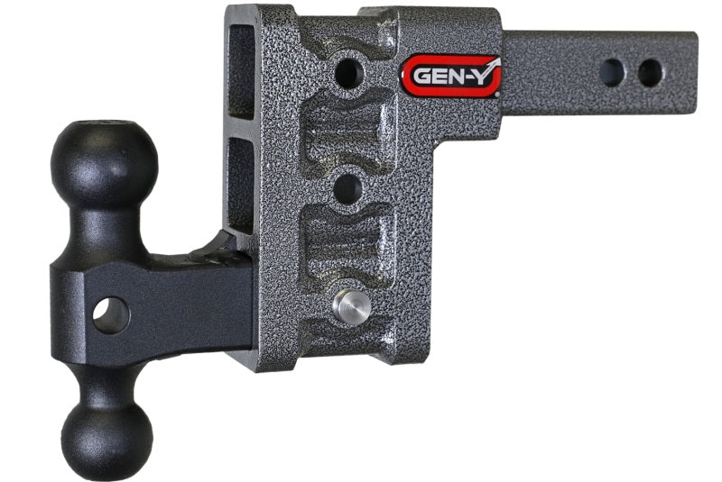 GEN-Y Hitch Gen-Y Mega Duty 2in Shank 5in Drop 2K TW 16K Hitch w/GH-051 Dual-Ball