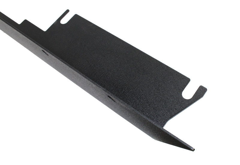 Fishbone Offroad 97-06 Jeep Wrangler TJ Steel Rock Slider W/O Tube Step - Black Textured Powdercoat