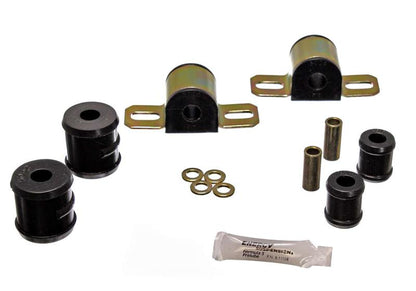 Energy Suspension GM 1in Rear Stab Bushing Set - Black