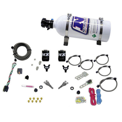 Nitrous Express 92-95 Dodge V8 TBI Dual Nozzle Nitrous Kit (50-125HP) w/5lb Bottle