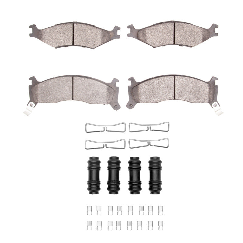 DFC 95-97 Kia Sportage (USA/Canada) Front 5000 Advanced Semi Metallic Brake Pads and Hardware Kit