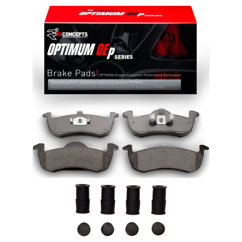 R1 Concepts R1 07-16 Ford Expedition Rear Optimum OE Pads & Hardware Kit