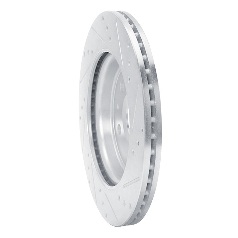 R1 Concepts R1 10-25 Buick ALLURE Rear Left Drilled & Slotted Silver Brake Rotor